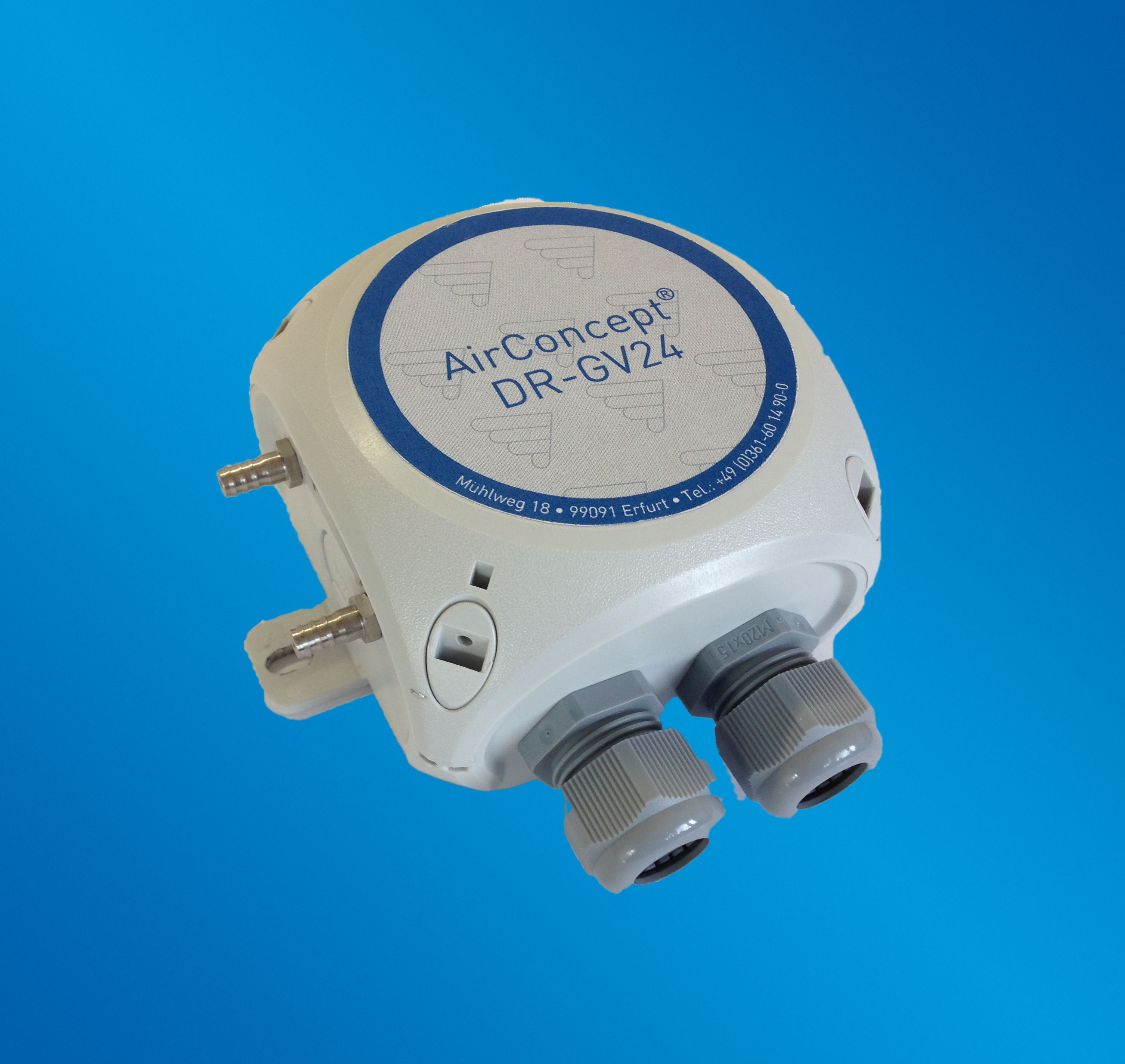 Differenzdrucksensor für 24V – EC-Ventilatoren › GreenVent-Technologie von  AirConcept